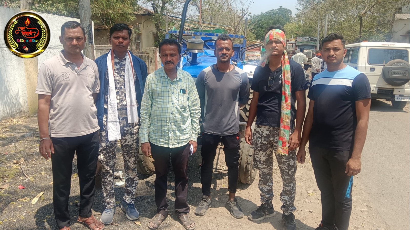 पुसद RCP पथकाची अवैद्य रेती ट्रॅक्टर वर कारवाई..!