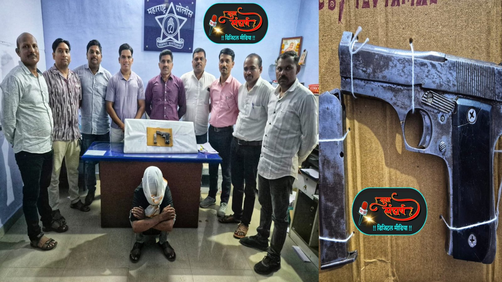गावठी बनावटीचे देशी कट्टा बाळगणा-या इसमास अटक ;स्थानिक गुन्हे शाखा यवतमाळची कारवाई.