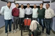 धारधार शस्त्र बागळणा-या इसमावर गुन्हा दाखल मौजे-अमडापुर ता. उमरखेड येथील घटना ;स्थानिक गुन्हे शाखा यवतमाळ यांची कारवाई