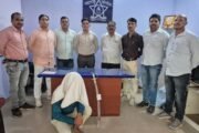 धारधार शस्त्र बागळणा-या इसमावर गुन्हा दाखल;स्थानिक गुन्हे शाखा यवतमाळ यांची कारवाई