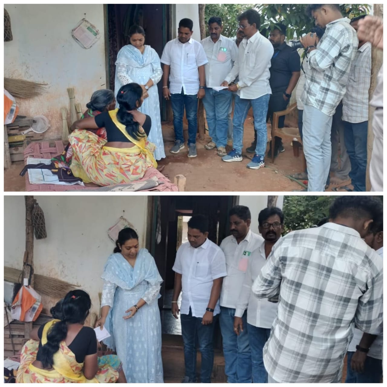 आमदार डॉ.धर्मराव बाबा आत्राम यांच्याकडून लकवाग्रस्त रुग्णाला आर्थिक मदत